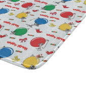 Christmas funny mouse with balls schneidebrett (Ecke)