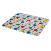 Christmas funny mouse with balls schneidebrett (Ecke)