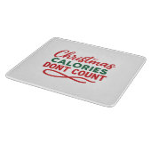 Christmas funny quote diet schneidebrett (Ecke)