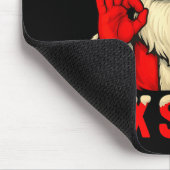 Christmas Funny Six Seven 6 7 Meme Santa Men Boys  Mousepad (Ecke)