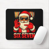 Christmas Funny Six Seven 6 7 Meme Santa Men Boys Mousepad (Mit Mouse)