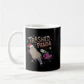 Christmas Funny Trashed Panda Racoon Gets Drunk Xm Kaffeetasse (Links)