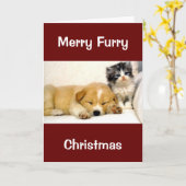 CHRISTMAS FÜR HUND/KATZE-GROOMER/VETERINARIER/MEHR KARTE (Gelbe Blume)