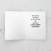 CHRISTMAS FÜR HUND/KATZE-GROOMER/VETERINARIER/MEHR KARTE (Innenseite)