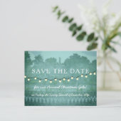 Christmas Gala Forsyth Park Savannah GA Party Postkarte (Stehend Vorderseite)