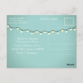 Christmas Gala Forsyth Park Savannah GA Party Postkarte (Rückseite)