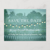 Christmas Gala Forsyth Park Savannah GA Party Postkarte (Vorderseite)