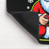 Christmas Gamer Boys Kids Santa Play Video Game Mousepad (Ecke)