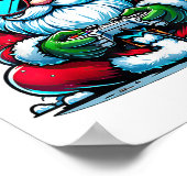 Christmas Gamer Boys Video Game Santa Xmas _1 Poster (Ecke)