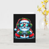 Christmas Gamer Boys Video Game Santa Xmas Karte (Gelbe Blume)