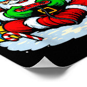 Christmas Gamer Boys Video Game Xmas Funny Santa G Poster (Ecke)