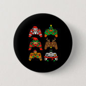 Christmas Gamer Controller Xmas Gaming Men Boys Ki Button (Vorderseite)