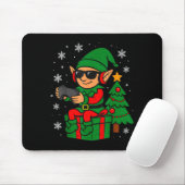 Christmas Gamer Retro Elf Funny Xmas Gaming Boys K Mousepad (Mit Mouse)