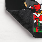 Christmas Gamer Retro Santa Funny Xmas Gaming Men Mousepad (Ecke)