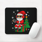 Christmas Gamer Retro Santa Funny Xmas Gaming Men Mousepad (Mit Mouse)