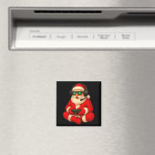 Christmas Gamer Santa Video Game Gaming Boys Men K Magnet (In Situ (Geschirrspüler))