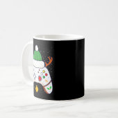 Christmas Gamer Video Game Controller Gamepad  Kaffeetasse (Vorderseite Links)