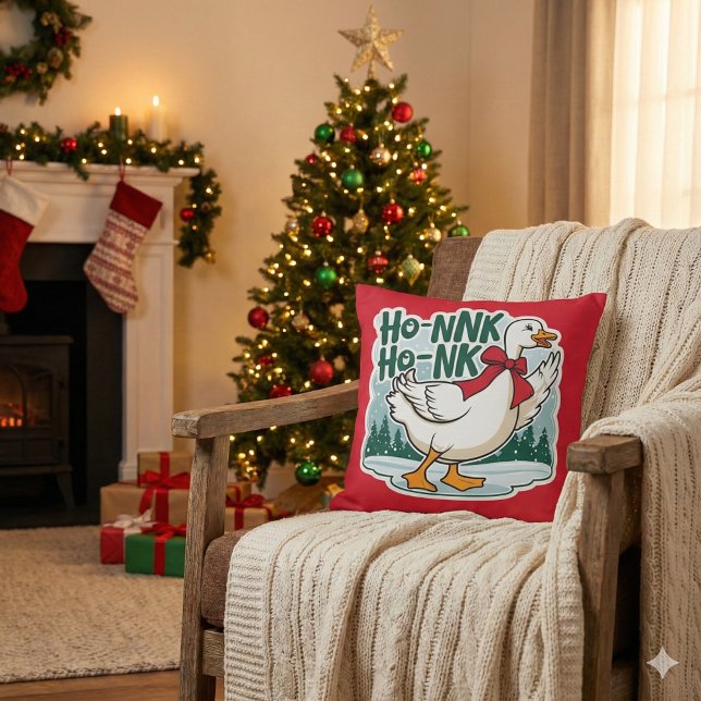 Christmas Gänse Kissen (Celebrate the holidays with this cute Christmas goose pillow! )