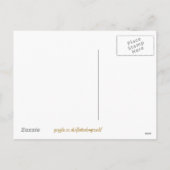 CHRISTMAS GARLAND FEIERTAGSPOSTKARTE (Rückseite)