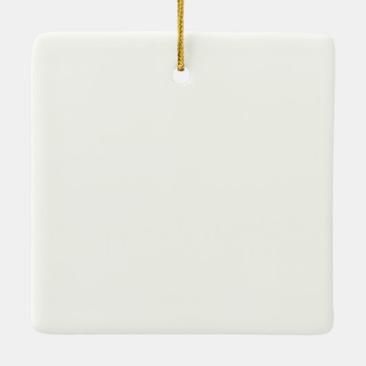 CHRISTMAS GARLAND Foto Keramikornament (Rückseite)