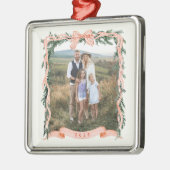 CHRISTMAS GARLAND Foto Ornament Aus Metall (Links)