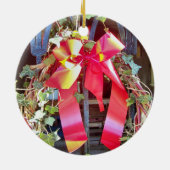 CHRISTMAS GARLAND KERAMIKORNAMENT (Hinten)