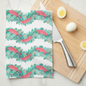 Christmas Garland Kitchen Towel Geschirrtuch (Viertel Falte)