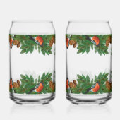 Christmas Garland with Pine Cones & Birds Dosenglas (Rückseite)