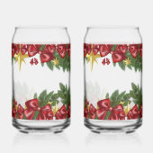 Christmas Garland with Red Bows & Stars Dosenglas (Rückseite)