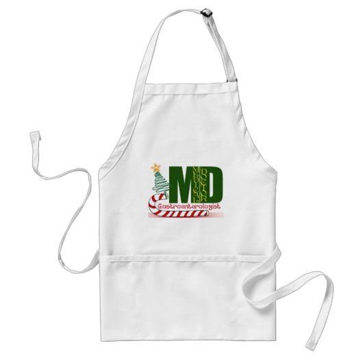 CHRISTMAS GASTROENTEROLOGIST SCHÜRZE (Vorne)