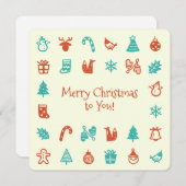 Christmas gathering card (Vorne/Hinten)