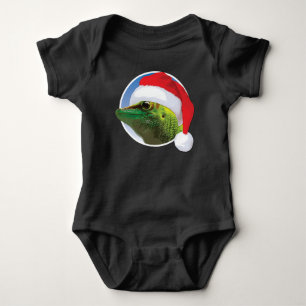 Christmas Gecko - Baby Jersey Bodysuit Strampler