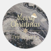 Christmas geode sticker (Vorderseite)