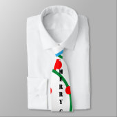Christmas Geometric Red Green Blue Krawatte (Gebunden)
