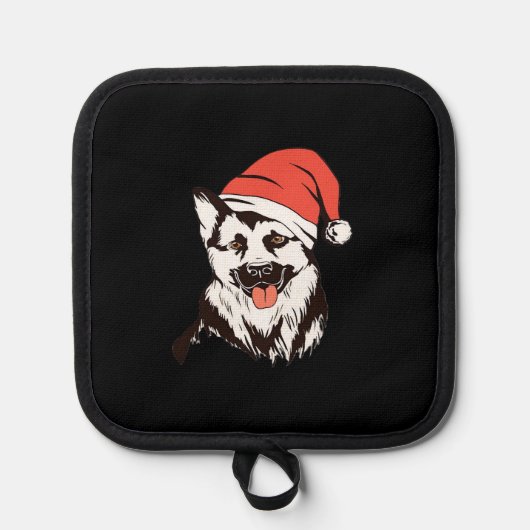 Christmas German Shepherd Classic T-Shirt Topflappen (Vorderseite)