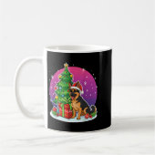 Christmas German Shepherd Santa Hat Xmas Men Women Kaffeetasse (Links)