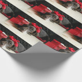 Christmas german shorthaired pointer geschenkpapier (Ecke)