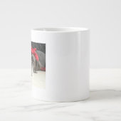 Christmas german shorthaired pointer Jumbo-Tasse (Vorderseite)