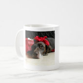 Christmas german shorthaired pointer kaffeetasse (Vorderseite Links)