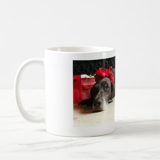 Christmas german shorthaired pointer kaffeetasse (Links)