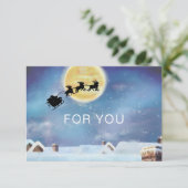 CHRISTMAS GESCHÄFTSBESCHEINIGUNG (Stehend Vorderseite)