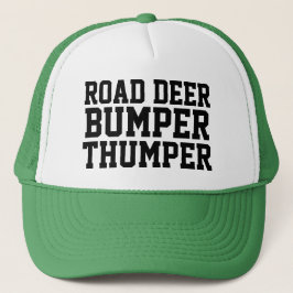 CHRISTMAS Geschenk Baseball ROAD DEER BUMPER THUMP Truckerkappe