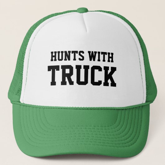 CHRISTMAS Geschenk Idee Baseball HUNTS MIT TRUCK Truckerkappe (Vorderseite)