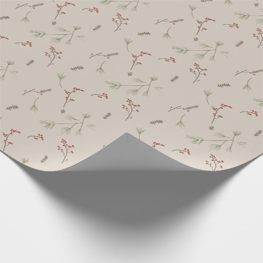 "Christmas" Geschenkpapier (Ecke)