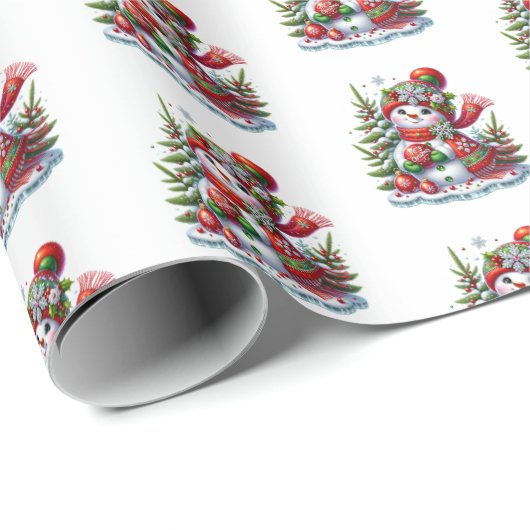 Christmas  geschenkpapier (Rolleneckpunkt)