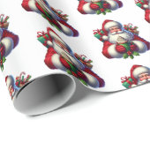 Christmas  geschenkpapier (Rolleneckpunkt)