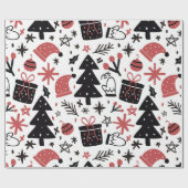 "Christmas" Geschenkpapier (Flach)