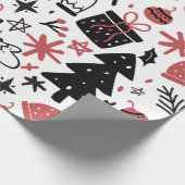 "Christmas" Geschenkpapier (Ecke)
