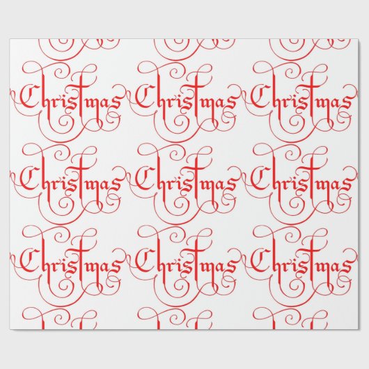 CHRISTMAS GESCHENKPAPIER (Flach)