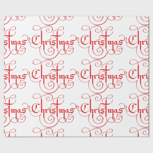 CHRISTMAS GESCHENKPAPIER (Saum)